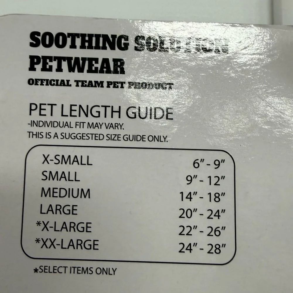 Pets First Tennessee Vols Dog Soothing Solution Vest M Dogs Calming Coat **Read